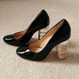 Zara Black Patent Shoes